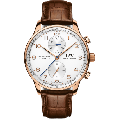 IWC Portuguese Chrono-Automatic Red Gold / Silver IW3714-80