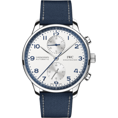 IWC Portuguese Chrono-Automatic Stainless Steel / Bucherer Blue IW3714-92