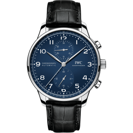 Portugieser Chronograph "150 Years" Stainless Steel / Blue