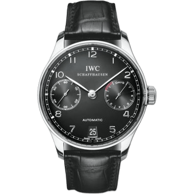 IWC Portuguese Automatic Stainless Steel / Black IW5001-09