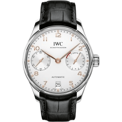 Portugieser Automatic 5007 Stainless Steel / Silver - Gold Numerals