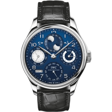 IWC Portugieser Perpetual Calendar 5032 White Gold / Blue IW5032-03
