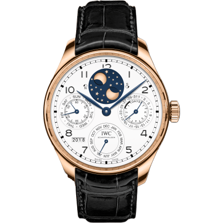 IWC Portugieser Perpetual Calendar Double Moon “150 Years” Red Gold / White IW5034-05