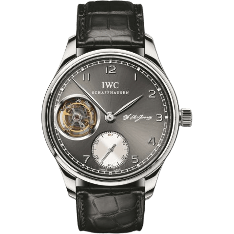 IWC Portugieser Tourbillon Hand-Wound F.A. Jones White Gold / Ardoise IW5447-03