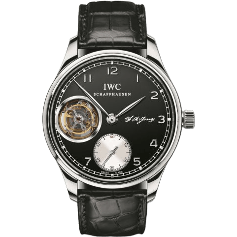 IWC Portugieser Tourbillon Hand-Wound F.A. Jones Platinum / Black IW5447-04