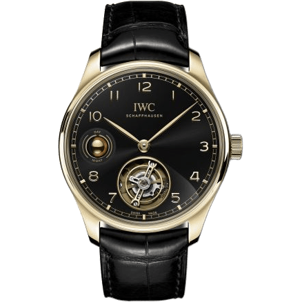 IWC Portugieser Hand-Wound Tourbillon Day & Night Armor Gold / Black IW5459-01