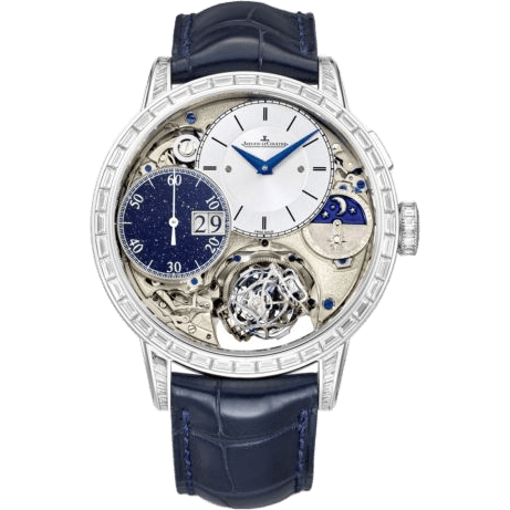 Jaeger-LeCoultre Master Grande Tradition Gyrotourbillon 3 Pink Gold / Blue 5033401