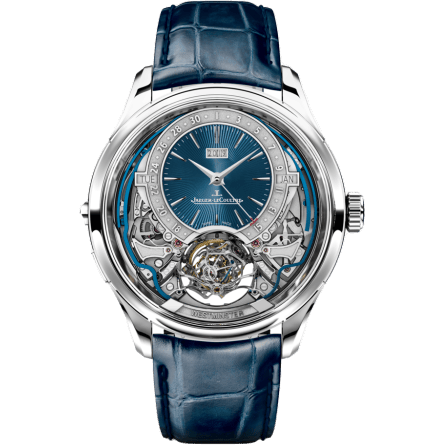 Jaeger-LeCoultre Master Grande Tradition Gyrotourbillon Westminster Perpetual White Gold / Blue 52534E1