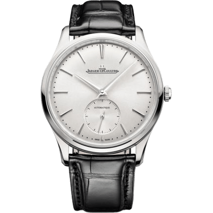 Jaeger-LeCoultre Master Ultra Thin Small Seconds Stainless Steel / Silver / Alligator 1218420