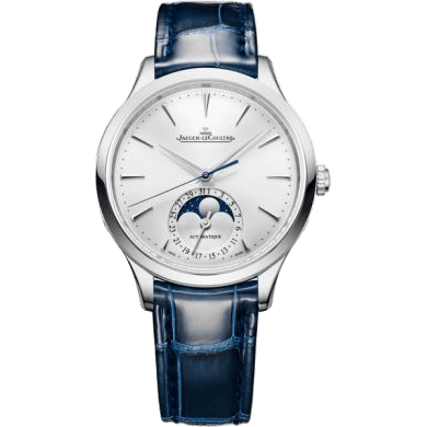 Jaeger-LeCoultre Master Ultra Thin Moon 36 Stainless Steel / Silver / Alligator 124842J