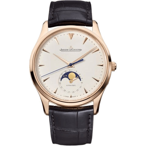 Jaeger-LeCoultre Master Ultra Thin Moon Pink Gold / Eggshell / Alligator 1362520