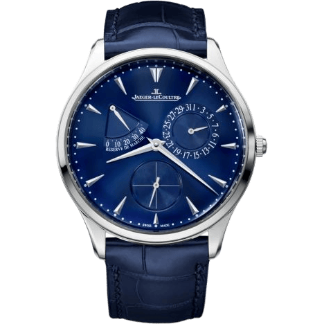 Jaeger-LeCoultre Master Ultra Thin Réserve de Marche Stainless Steel / Blue / Alligator 1378480