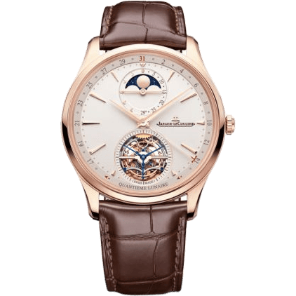 Jaeger-LeCoultre Master Ultra Thin Tourbillon Moon Pink Gold / Eggshell / Alligator 169241J