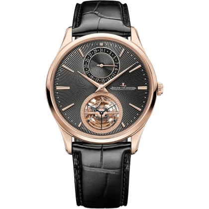 Jaeger-LeCoultre Master Ultra Thin Tourbillon Pink Gold / Grey Enamel Q13224E2