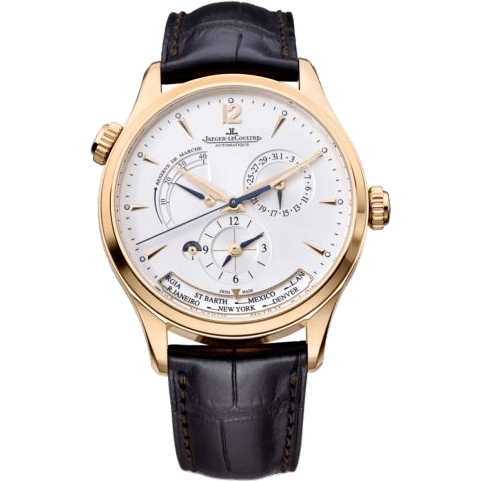 Jaeger-LeCoultre Master Geographic Pink Gold / Silver / Alligator 1422521
