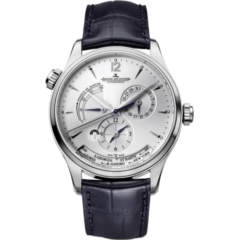 Master Geographic Stainless Steel / Silver / Alligator