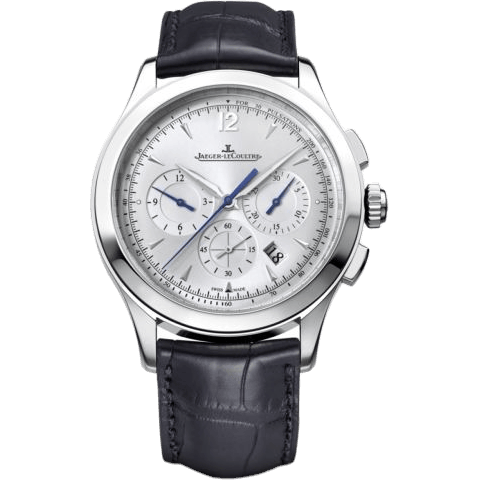 Master Chronograph Stainless Steel / Silver / Alligator