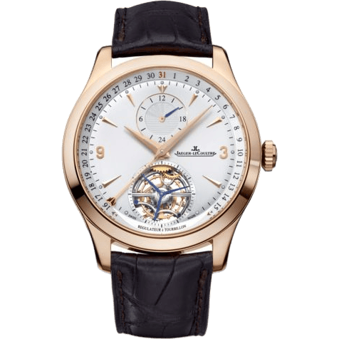 Master Tourbillon Dual Time Pink Gold / Silver / Alligator