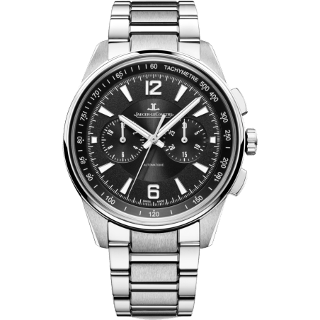 Jaeger-LeCoultre Polaris Chronograph Stainless Steel / Black / Bracelet 9028170
