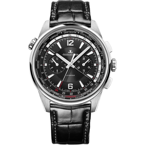 Jaeger-LeCoultre Polaris Chronograph WT Titanium / Black / Alligator 905T470