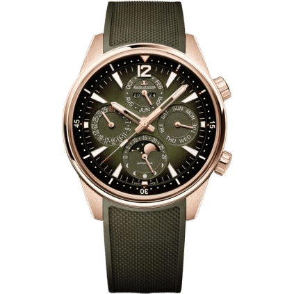 Jaeger-LeCoultre Polaris Perpetual Calendar Pink Gold / Green Q908263J
