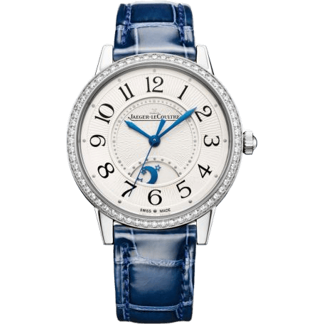 Jaeger-LeCoultre Rendez-Vous Night & Day Medium Stainless Steel - Diamond / Silver / Alligator Q3448430