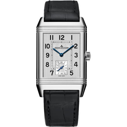Jaeger-LeCoultre Reverso Classic Medium Small Seconds Stainless Steel / Silver / Alligator 2438520