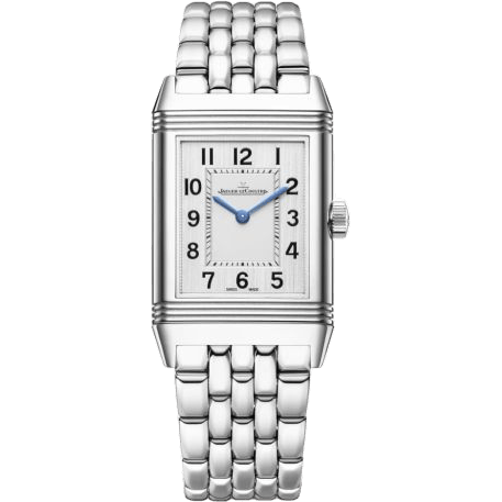 Reverso Classic Medium Thin Quartz Stainless Steel / Silver / Bracelet