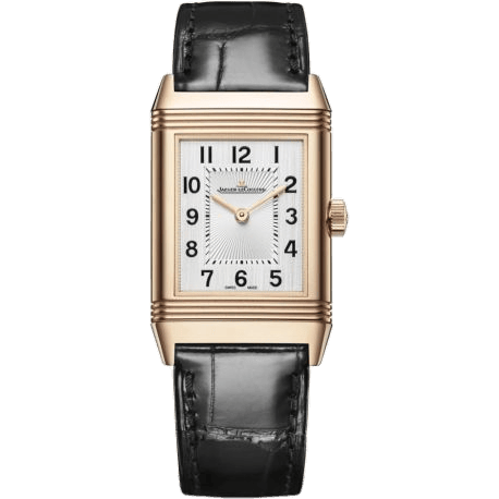 Jaeger-LeCoultre Reverso Classic Medium Thin Pink Gold / Silver / Alligator 2542540