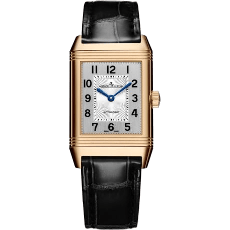 Jaeger-LeCoultre Reverso Classic Medium Duetto Pink Gold / Silver / Alligator 2572420