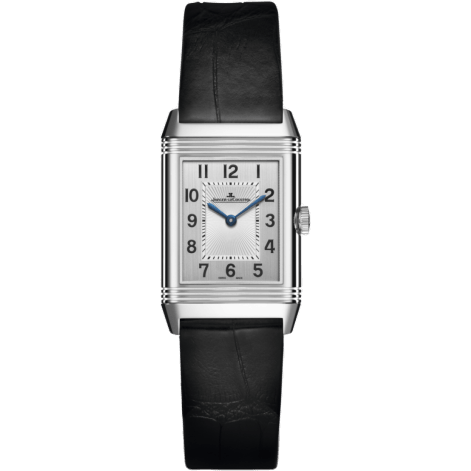 Reverso Classic Small Stainless Steel / Silver / Alligator