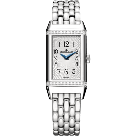 Reverso One Stainless Steel / Diamond / White / Bracelet