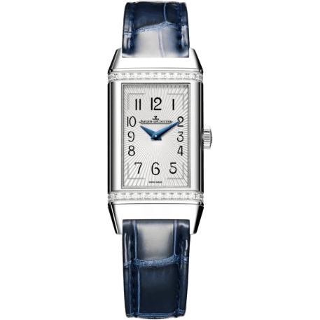 Reverso One Monoface Stainless Steel / Diamond / White / Alligator