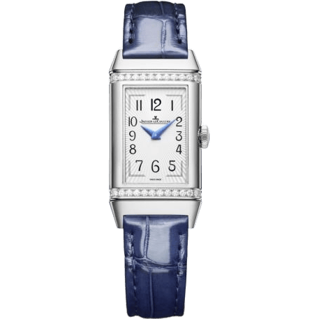 Reverso One Duetto Stainless Steel / Silver / Alligator