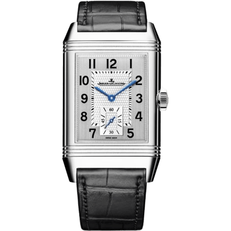 Jaeger-LeCoultre Reverso Classic Large Duoface Small Seconds Stainless Steel / Silver / Alligator 3848420
