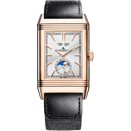 Jaeger-LeCoultre Reverso Tribute Duoface Calendar Pink Gold / Silver 3912530