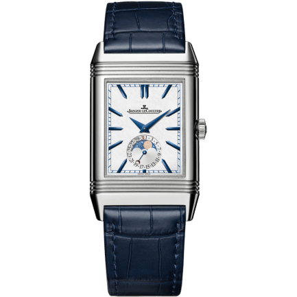 Jaeger-LeCoultre Reverso Tribute Moon Stainless Steel / Silver / Alligator 3958420