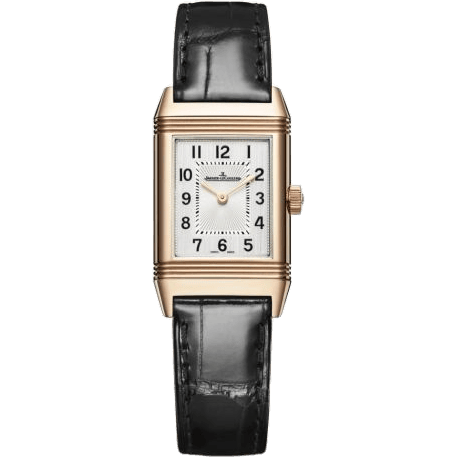 Jaeger-LeCoultre Reverso Classic Small Pink Gold / Silver / Alligator Q2602540