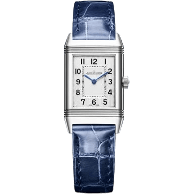 Jaeger-LeCoultre Reverso Classic Small Quartz Stainless Steel / Silver / Alligator Q2618541