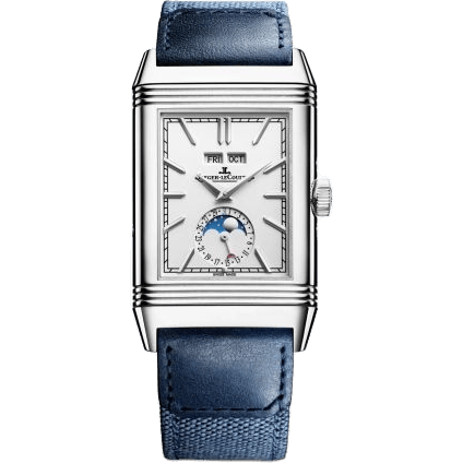 Jaeger-LeCoultre Reverso Tribute Duoface Calendar Stainless Steel / Silver Q3918420