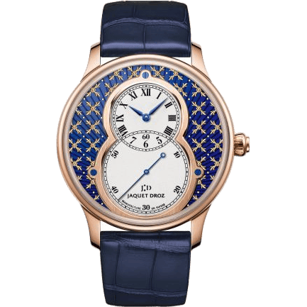 Jaquet Droz Grande Seconde 43 Paillonnée Blue / Red Gold J003033414