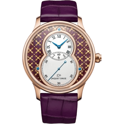 Jaquet Droz Grande Seconde 43 Paillonnée Violet / Red Gold J003033416