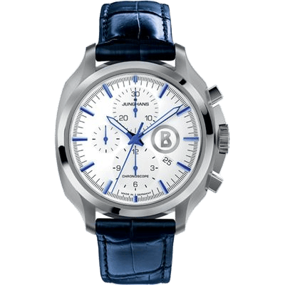 Bogner by Junghans Willy Chronoscope Stainless Steel / White