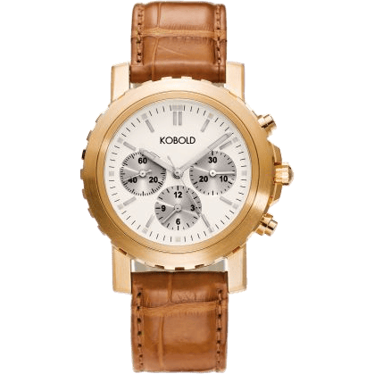 Soarway Chronograph Red Gold / White