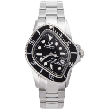 Crashed Submariner Stainless Steel - Black / Black