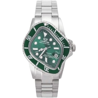 Crashed Submariner Stainless Steel - Green / Green