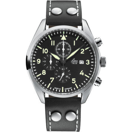 Chronographs Trier / Stainless Steel / Black
