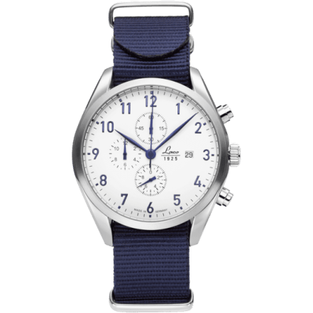 Chronographs Helgoland / Stainless Steel / White
