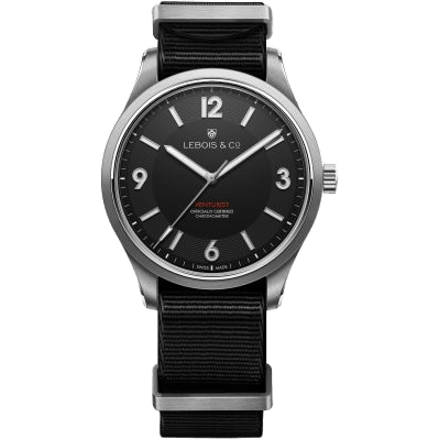 Lebois & Co Venturist Observatoire Chronométrique+ Chronometer Stainless Steel / Black / NATO 241.435