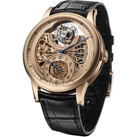 Leroy Tourbillon Régulateur Squelette Or Rose LL108/1